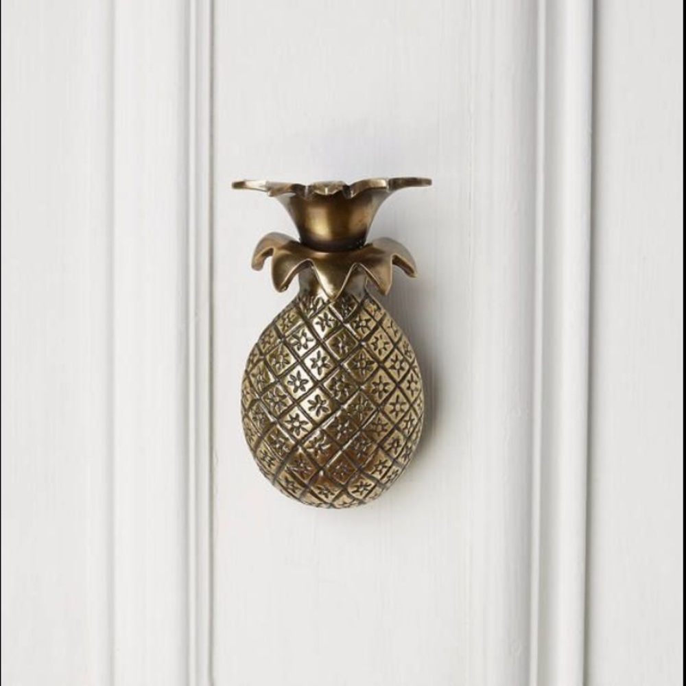 Anthro Pineapple Doorknocker